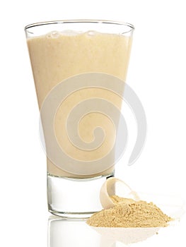 Maca Root Shake on white Background - Isolated