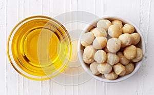 Macadamia nut oil and macadamia nuts