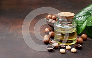 Macadamia oil photo