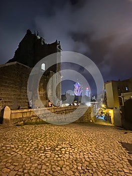 Macao Night Photography Ruins of St. Paul Facade Cultural World Heritage Site Conservation Historic Centre Macau Light Pollution