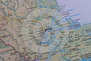 Macapa, Brazil, on a road m