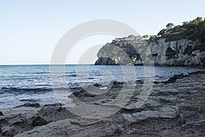 Macarella beach in menorca