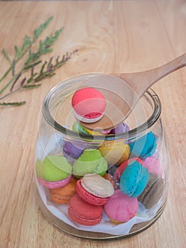 Macaron in a Glass Jar