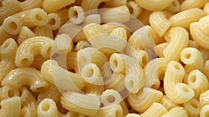 Macaroni background top view