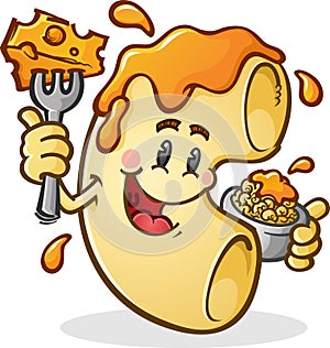 Macaroni and Cheese Cartoon Character