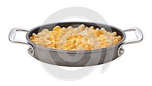 Macaroni and Cheese in a oval pan