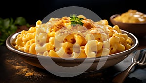 macaroni cheese pasta, AI generated