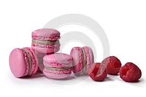 Macarons al lampone