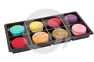 Macarons in a box