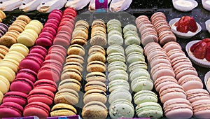 Macarons at the pastry shop