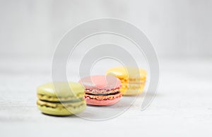 Macaroons with copyspace