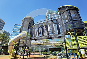 Macau Children Playground Macao Kun Iam Statue Waterfront Facility Outdoor Kids Activity Fitness Recreation Park