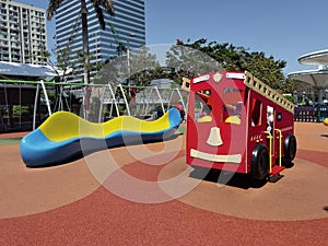 Macau Children Playground Macao Kun Iam Statue Waterfront Facility Outdoor Kids Activity Fitness Recreation Park