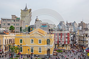 Macau cityscape building and skyline