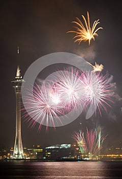 Macau Colorful Firework
