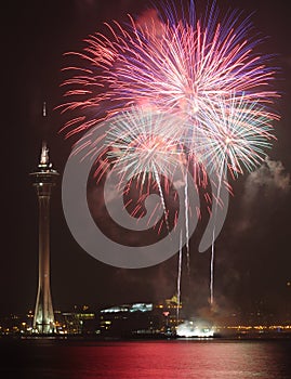 Macau Colorful Firework