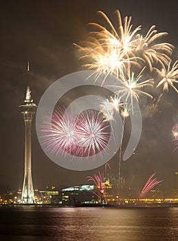 Macau Colorful Firework