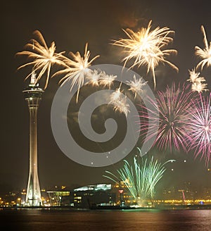 Macau Colorful Firework