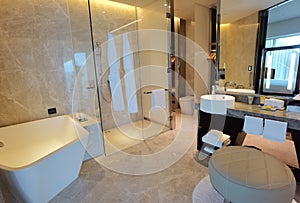 Macau Cotai Stylish Morpheus Hotel Room Amenities Bathroom Dressing Table Zaha Hadid Interior Design Futuristic Luxury Lifestyle