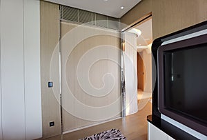Macau Cotai Stylish Morpheus Hotel Room Amenities Living Room Bathroom Door Zaha Hadid Interior Design
