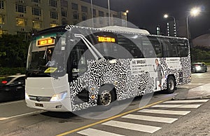 Macau Entertainment Art Macao Mr Doodle Graffiti Shuttle Bus Street Arts City of Dreams Casino Illustration Sticker Wallpaper