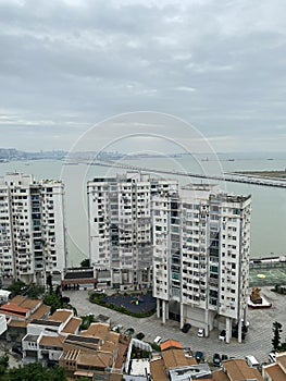 Macau Macao Outdoor Taipa Pearl On The Lough Landscape HZMB Hong Kong Zhuhai Macau Bridge Greater Bay China Hengqin Border