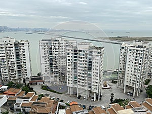 Macau Macao Outdoor Taipa Pearl On The Lough Landscape HZMB Hong Kong Zhuhai Macau Bridge Greater Bay China Hengqin Border