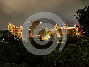 Macau Taipa Galaxy Hotel Raffles Yoho Marina Bay Ritz Carlton Banyan Tree Broadway Marriott Hotels Landscape China Macao