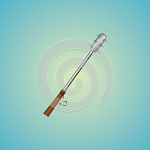 mace. Vector illustration decorative design