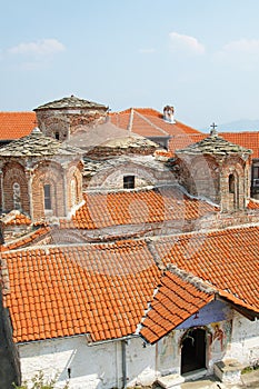 Macedonia, Pelagonia Region, Ancient Treskavec Monastery, Roofs