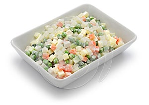 Macedonia salad, macedoine de legumes, mixed vegetable salad