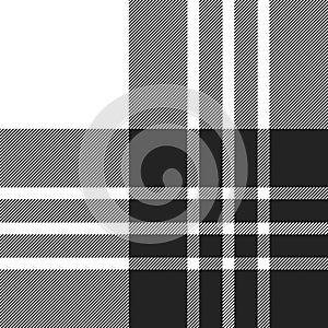 Macgregor tartan black and white seamless pattern