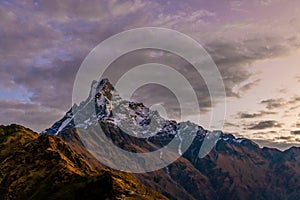 Machapuchare Fish Tail mountain