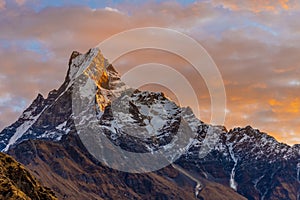 Machapuchare Fish Tail mountain