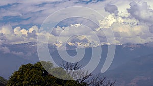 Machapuchare mountain. Nepal landscape.