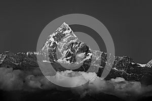 The Machapuchare in Nepal