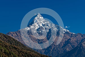 Machapuchare sacred mountain