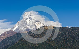 The Machapuchre in Nepal