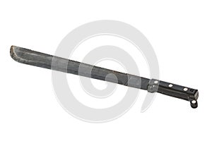 Machete on white background