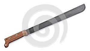 Machete with Wooden Handle