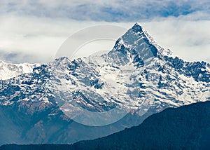 The Machhapuchhre (Fish Tail) in Nepal photo