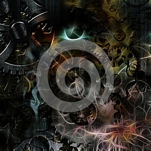 Machine binary and human like visage