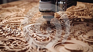 machine cnc wood