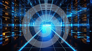 machine data tech background