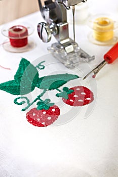 Machine embroidery