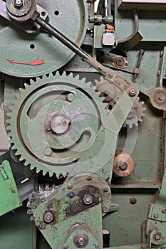 machine gears industry objects detail