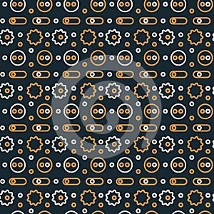 Machine gone mad pattern seamless design