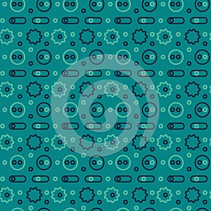 Machine gone mad pattern seamless design