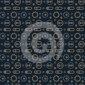 Machine gone mad pattern seamless design