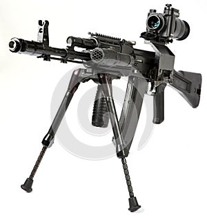 Machine gun Kalashnikov photo